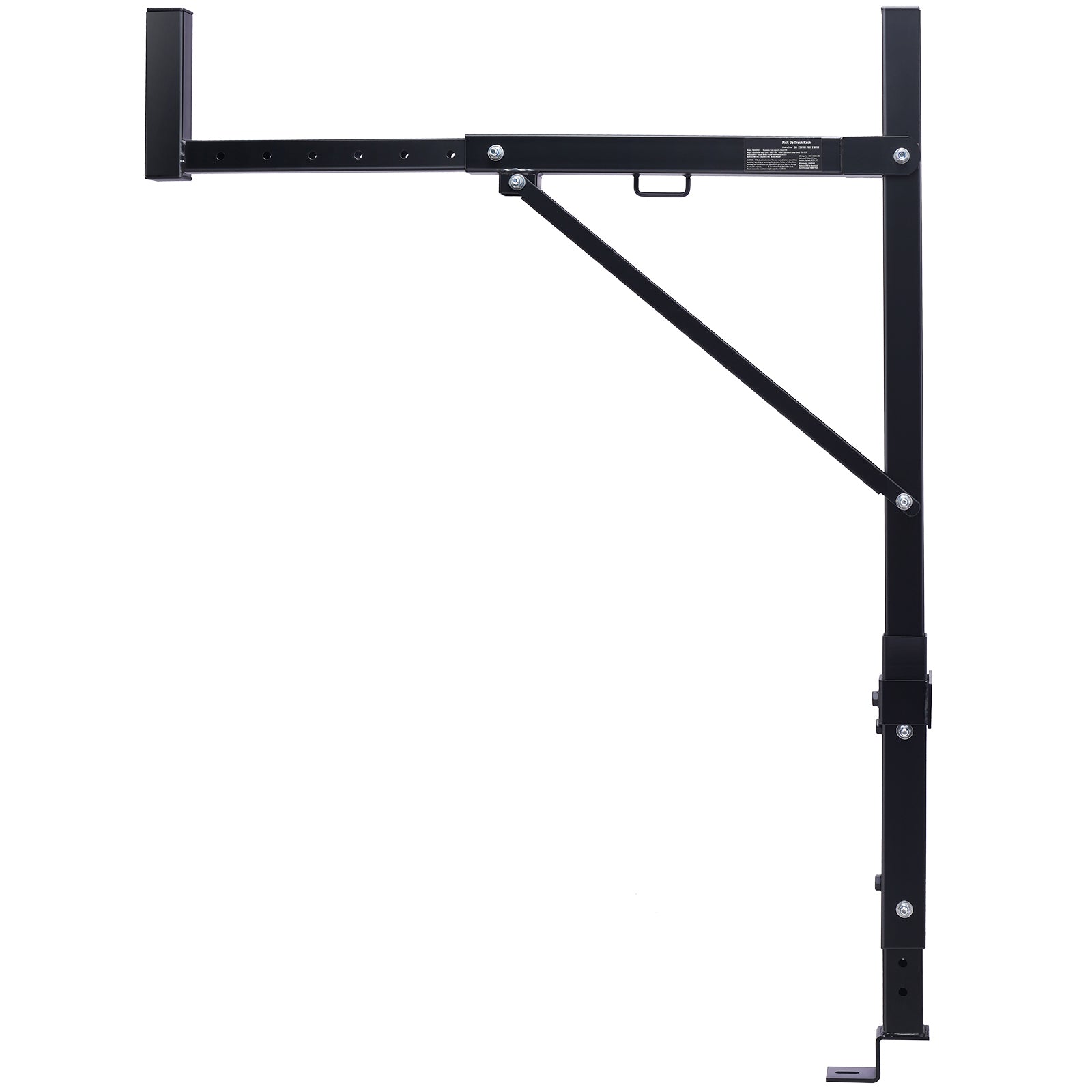 Truck Rack, 19-34inch Extendable Truck Ladder Rack, 38.6"-43.6" Adjustable Height, 250 lbs Capacity Steel Ladder Rack for Truck, Heavy Duty Truck Bed Rack for Kayak, Surfboard, Lumber, Ladder image 1