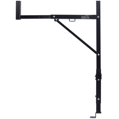 Truck Rack, 19-34inch Extendable Truck Ladder Rack, 38.6"-43.6" Adjustable Height, 250 lbs Capacity Steel Ladder Rack for Truck, Heavy Duty Truck Bed Rack for Kayak, Surfboard, Lumber, Ladder image 1