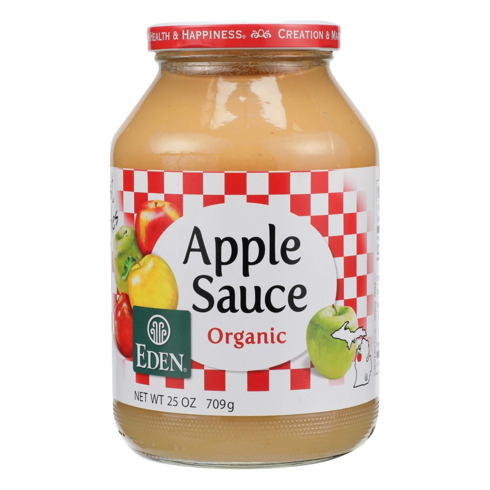 Eden Foods 100% Organic Applesauce - Case Of 12 - 25 Oz image 1