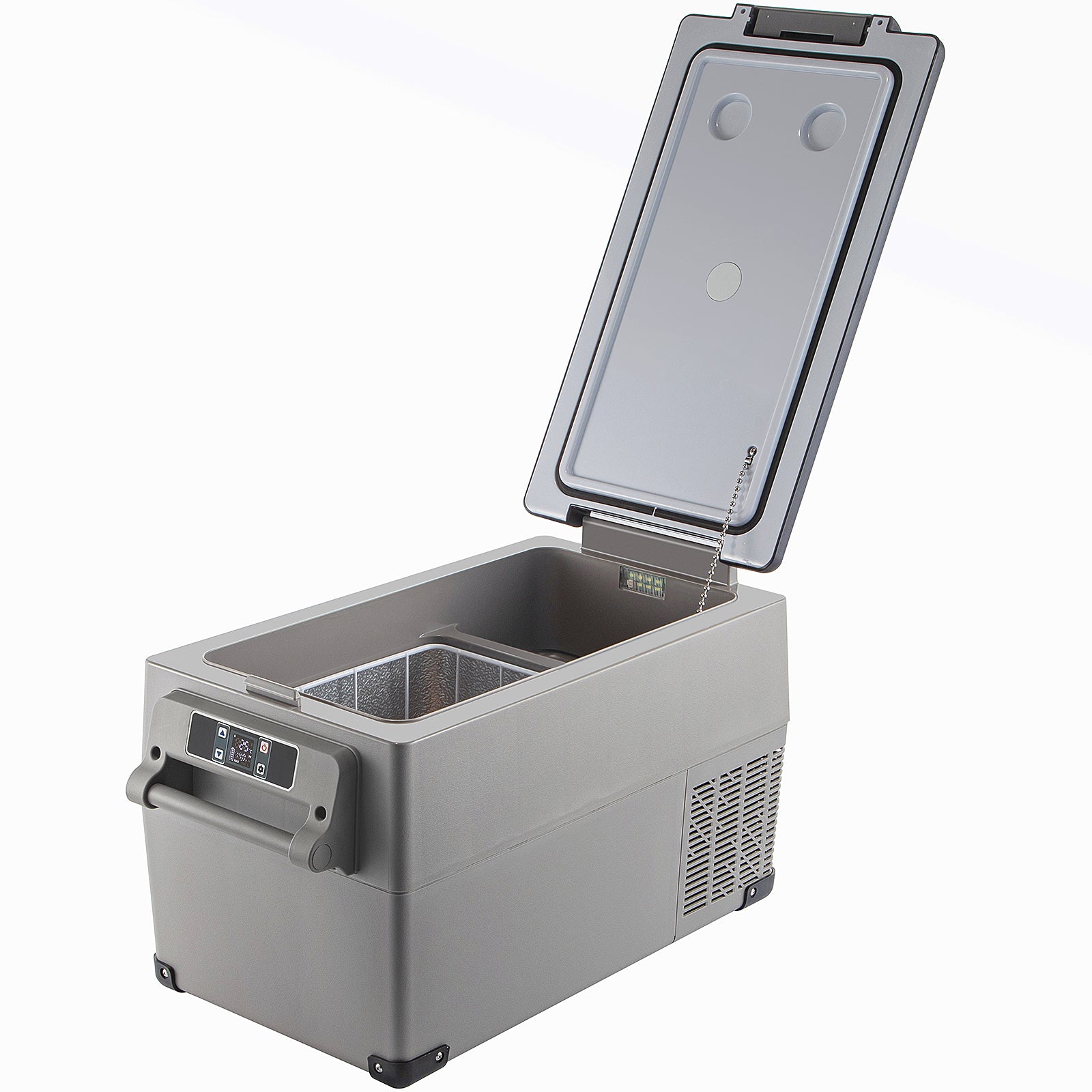 Portable Refrigerator 37 Quart(35 Liter),12 Volt Refrigerator App Control(-4℉~68℉), Car Refrigerator Dual Zone with 12/24v DC & 110-240v AC for Camping, Travel, Fishing, Outdoor or Home Use image 4