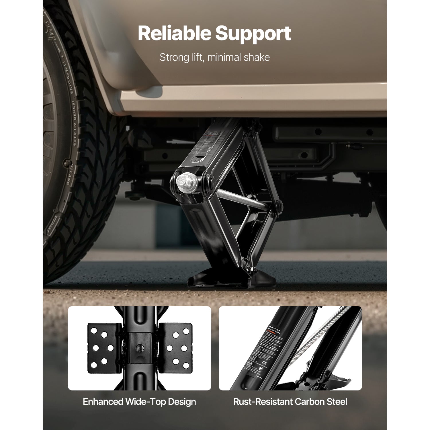 RV Scissor Jacks 5000 lbs 23.4 in RV Stabilizer Leveling Scissor Jacks Set of 2 image 9