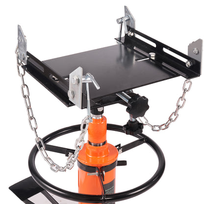 Hydraulic Transmission Jack 1322 lbs 360° Swivel Wheels For Car Lift image 6