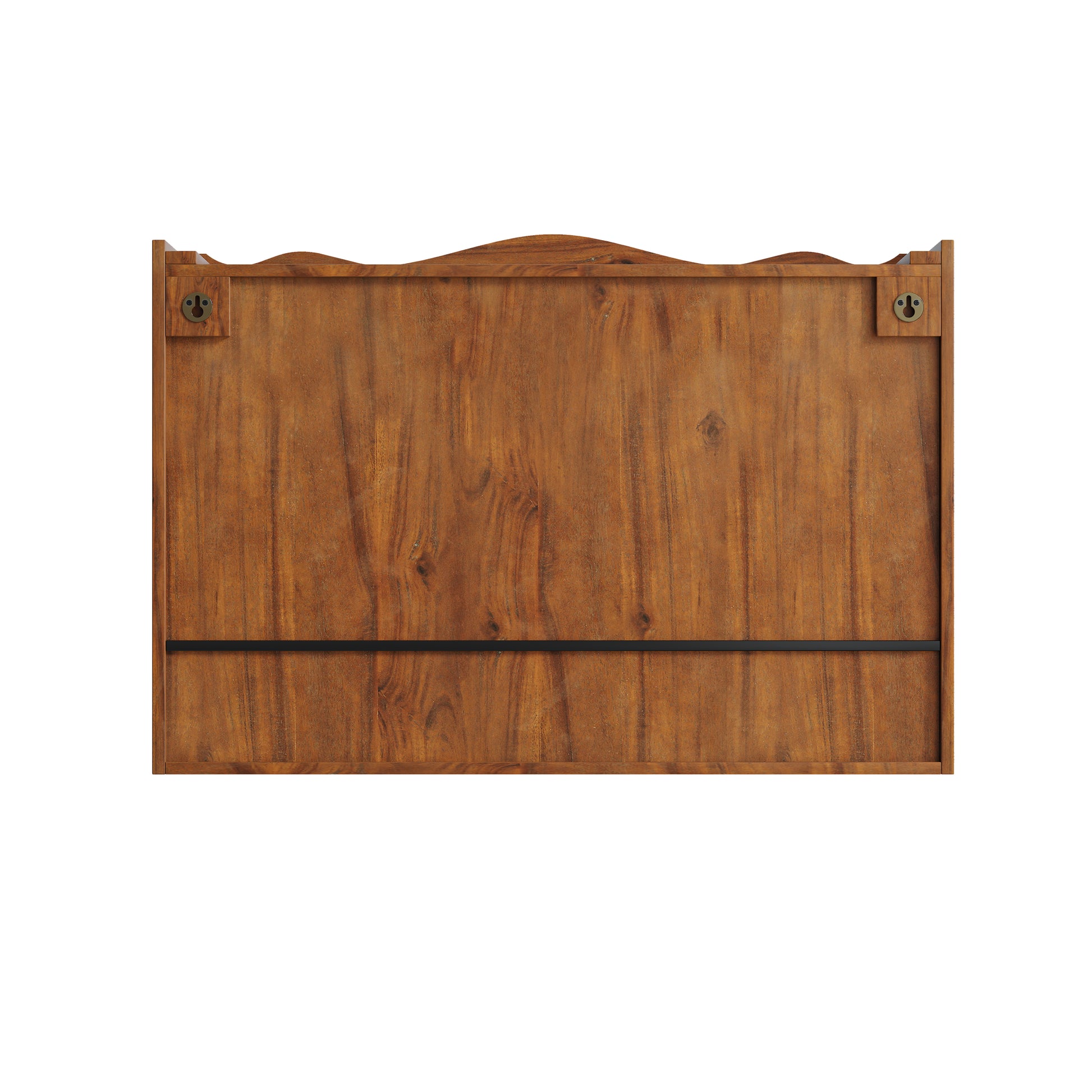 35.4"Retro 2 Door Sliding Cabinet Three Layers of Storage Space,Suitable for Bathrooms,Kitchens,Dining Rooms,Brown image 7