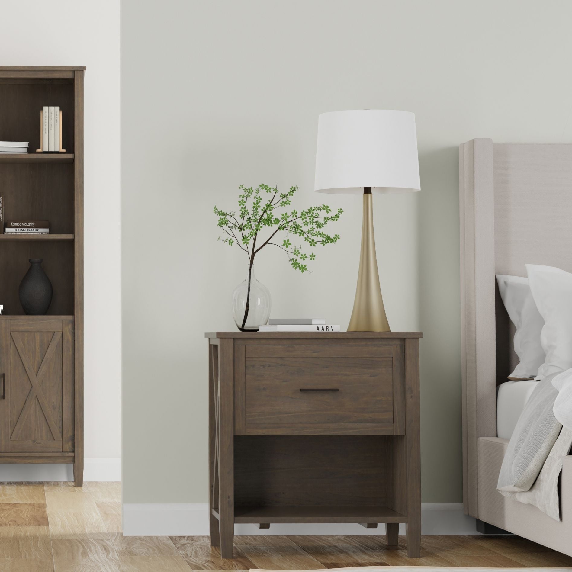 Ela - Bedside Table - Smoky Brown image 10