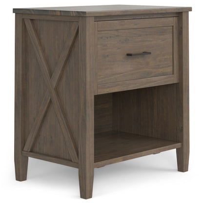 Ela - Bedside Table - Smoky Brown image 1