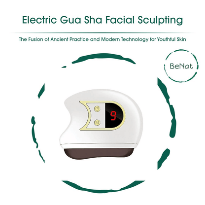 Electric Gua Sha Facial Sculpting Device - Anti-Aging Skin Care Massager with Heat, Vibration, & Red Light Therapy for W image 3