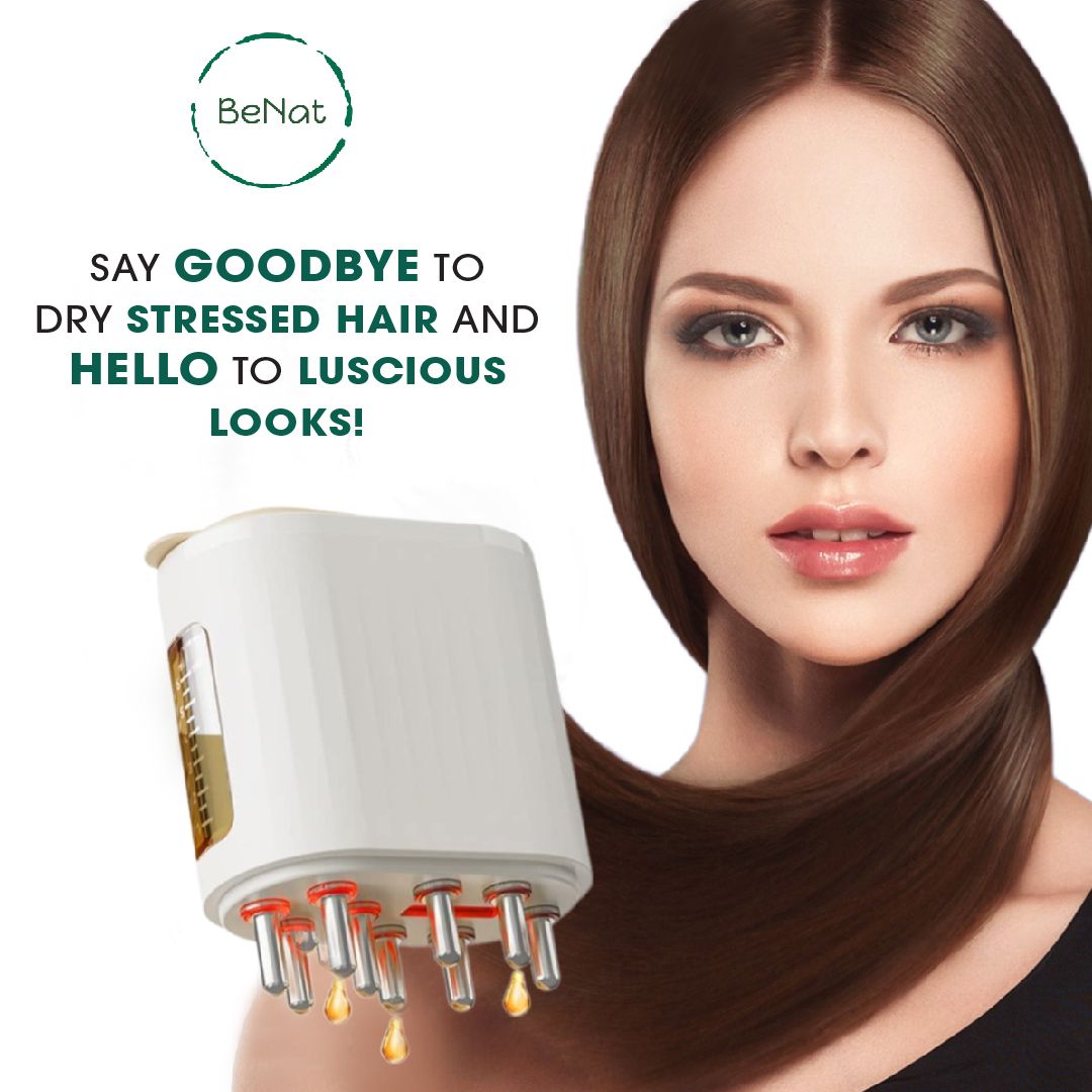 Electric Oil Applicator Scalp Massager 2 in 1 for Hair Growth - Rechargeable Waterproof Vibrating Hair Serum Comb image 6