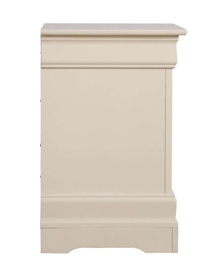 Elegant Beige Nightstand With Classic Design image 5