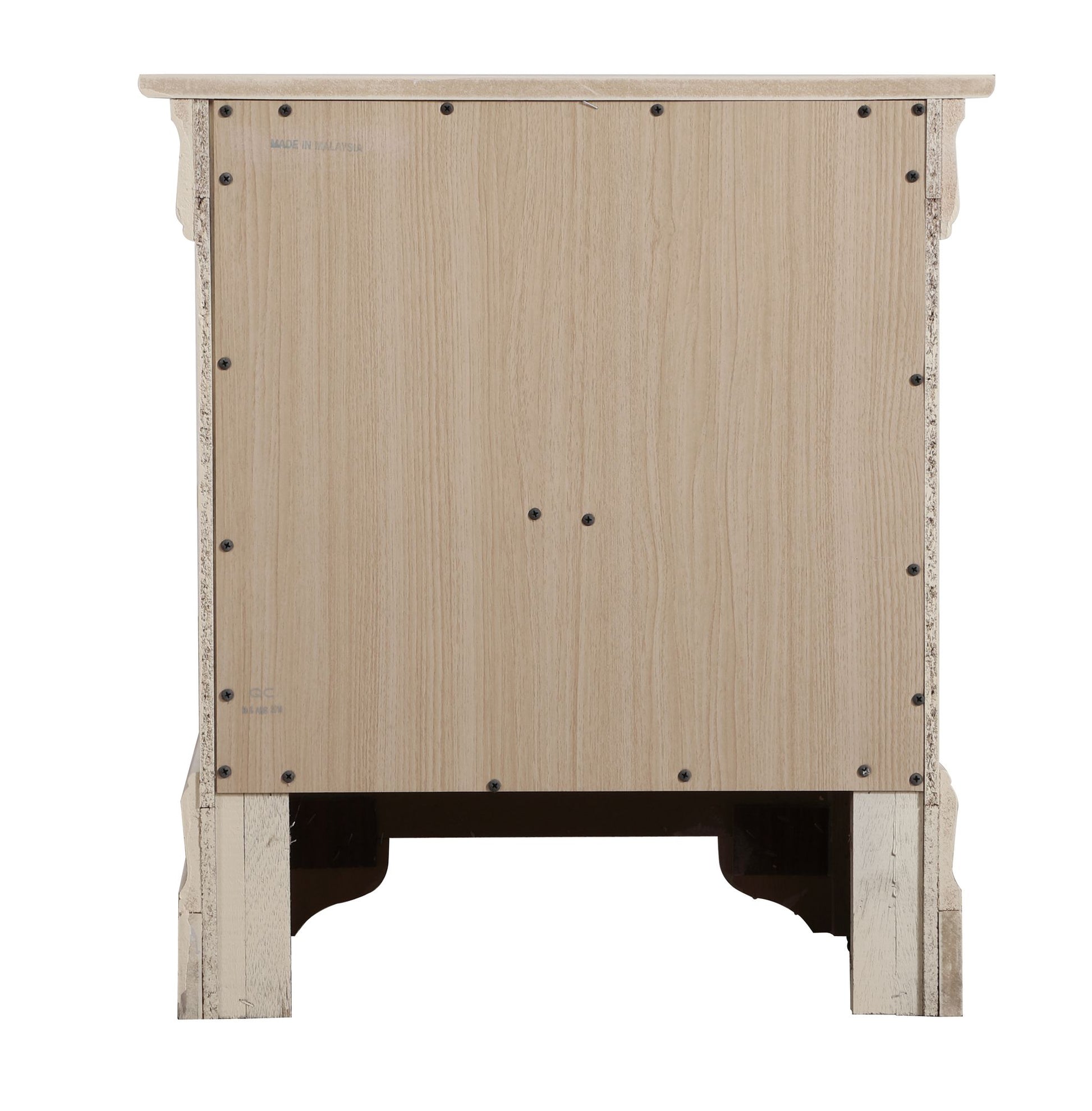 Elegant Beige Nightstand With Classic Design image 4