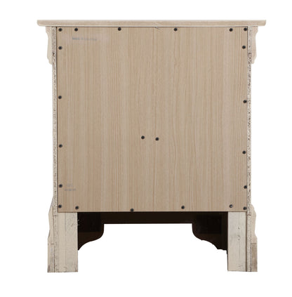 Elegant Beige Nightstand With Classic Design image 4