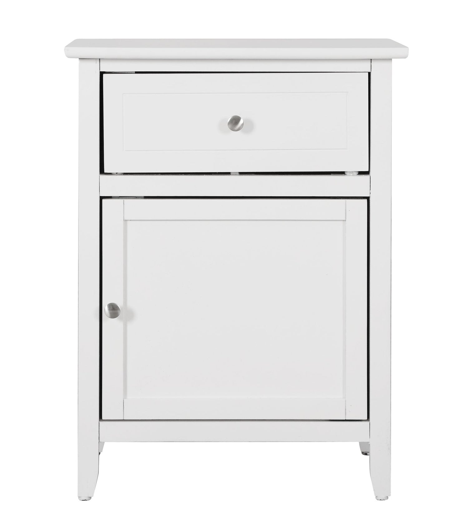 Elegant White Nightstand For Modern Spaces image 3