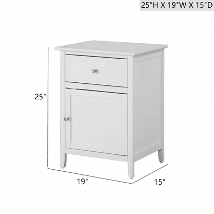 Elegant White Nightstand For Modern Spaces image 5