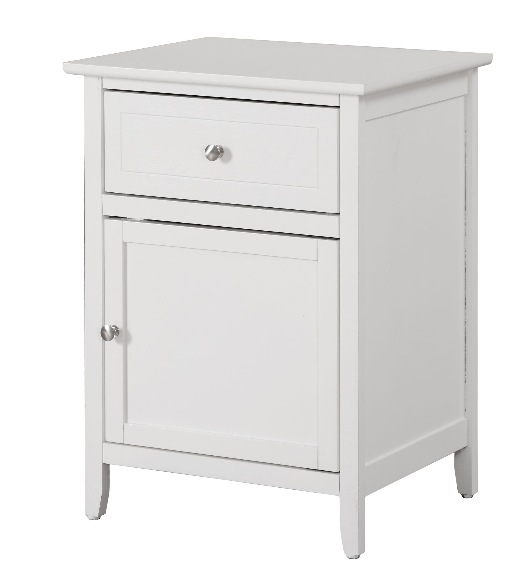 Elegant White Nightstand For Modern Spaces image 2