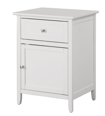 Elegant White Nightstand For Modern Spaces image 2