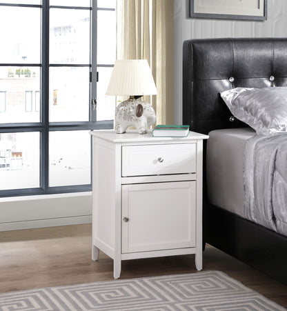 Elegant White Nightstand For Modern Spaces image 1
