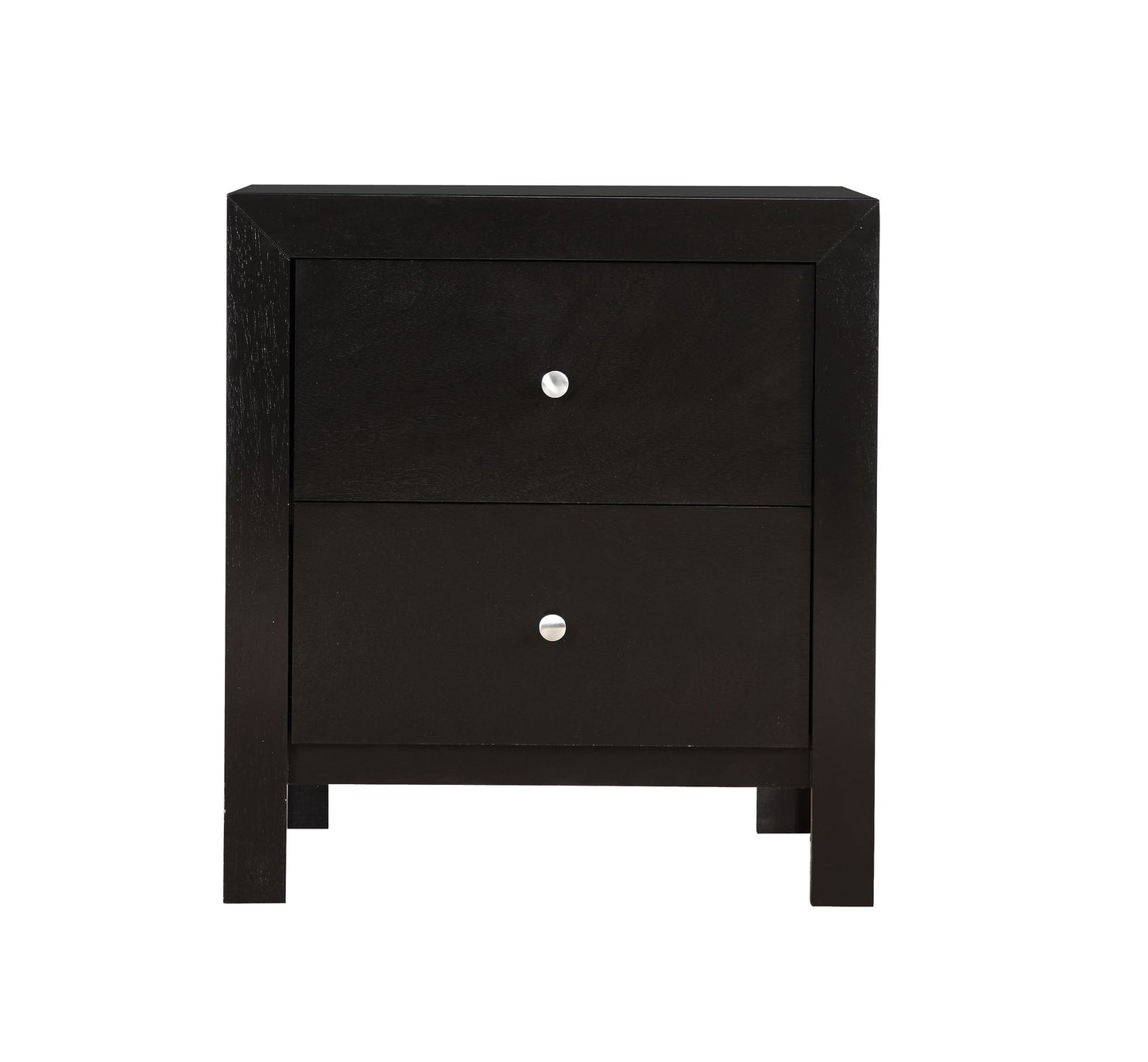 Elegantly Designed Bedside Table In Chic Black image 6