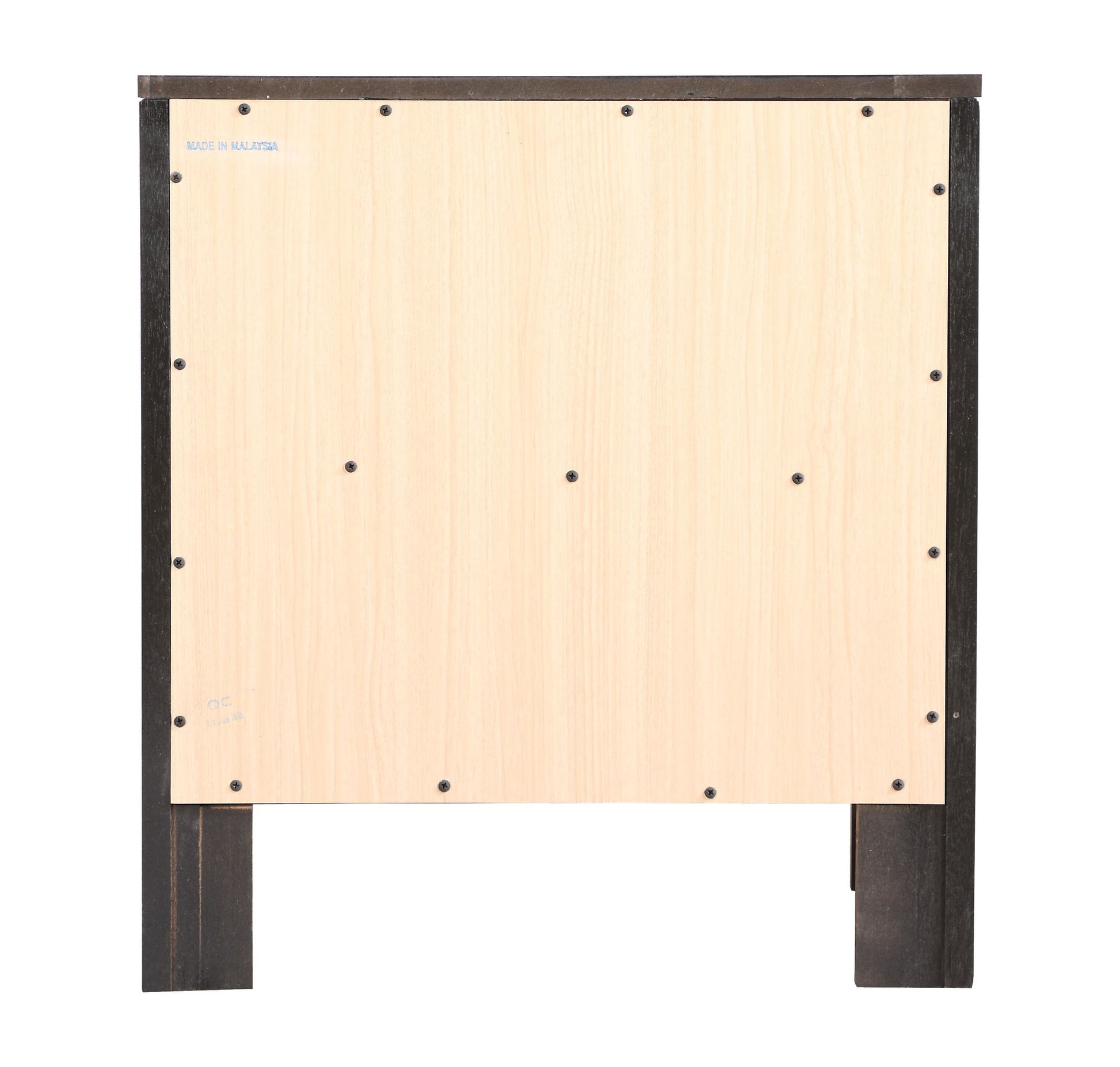 Elegantly Designed Bedside Table In Chic Black image 4