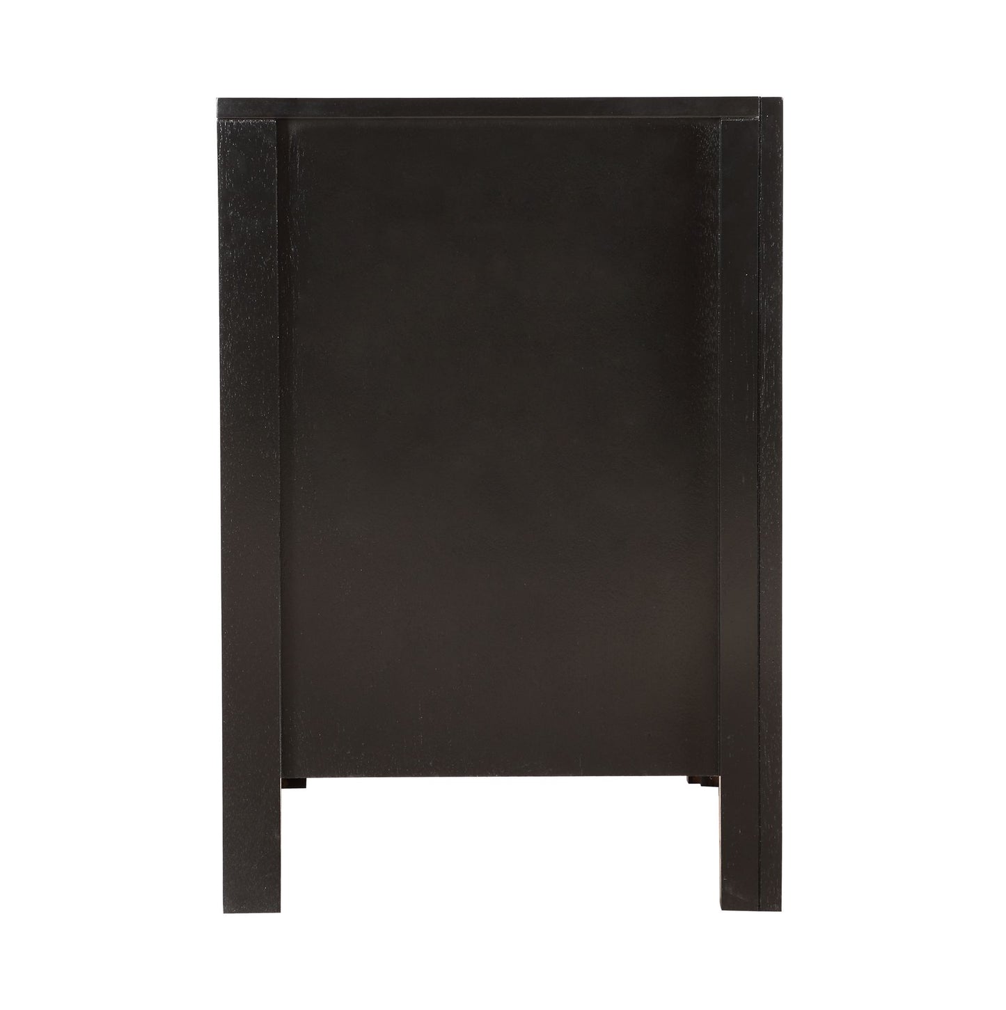 Elegantly Designed Bedside Table In Chic Black image 5