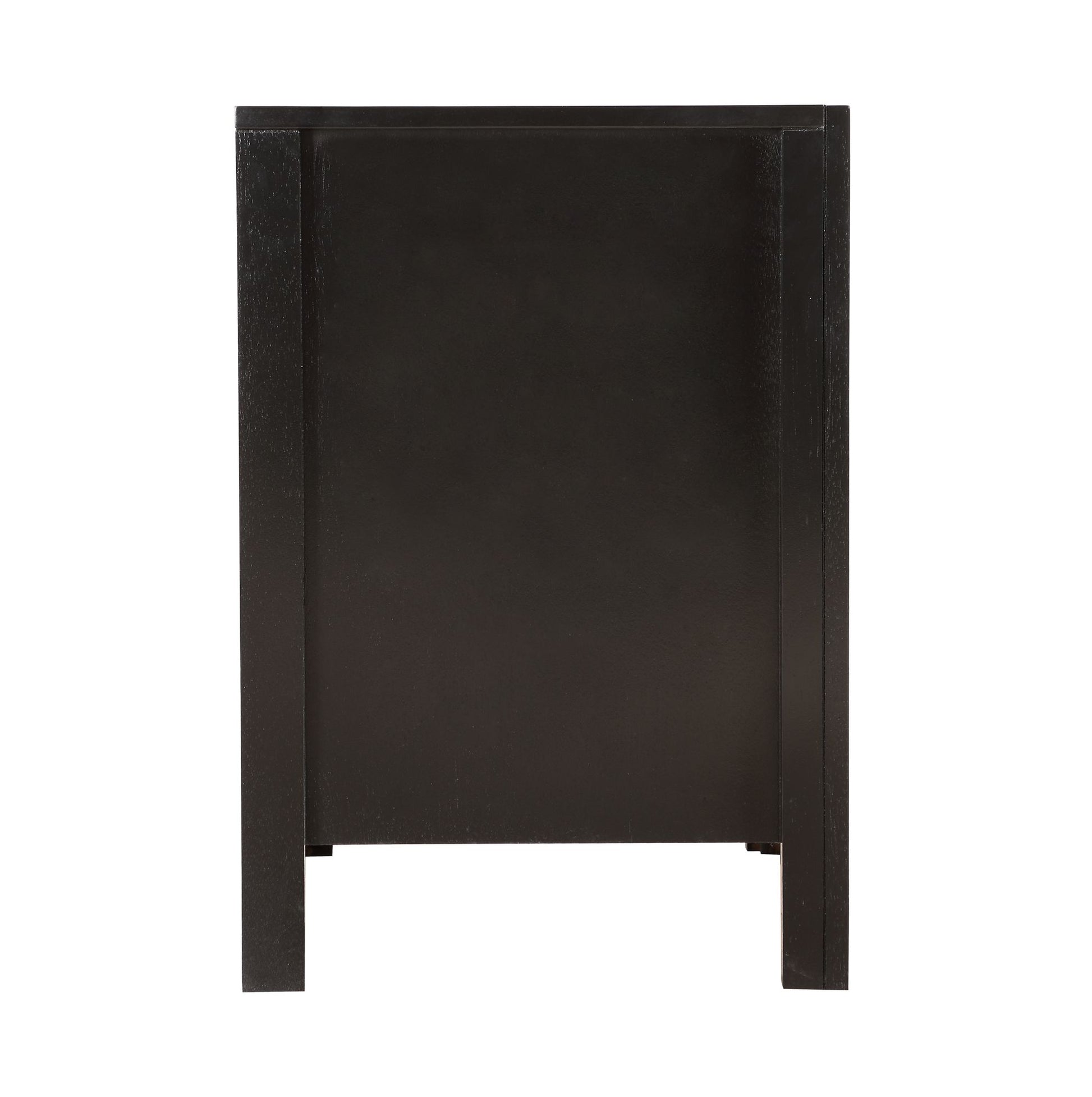 Elegantly Designed Bedside Table In Chic Black image 5