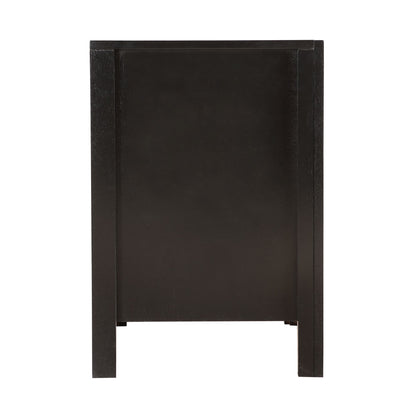 Elegantly Designed Bedside Table In Chic Black image 5
