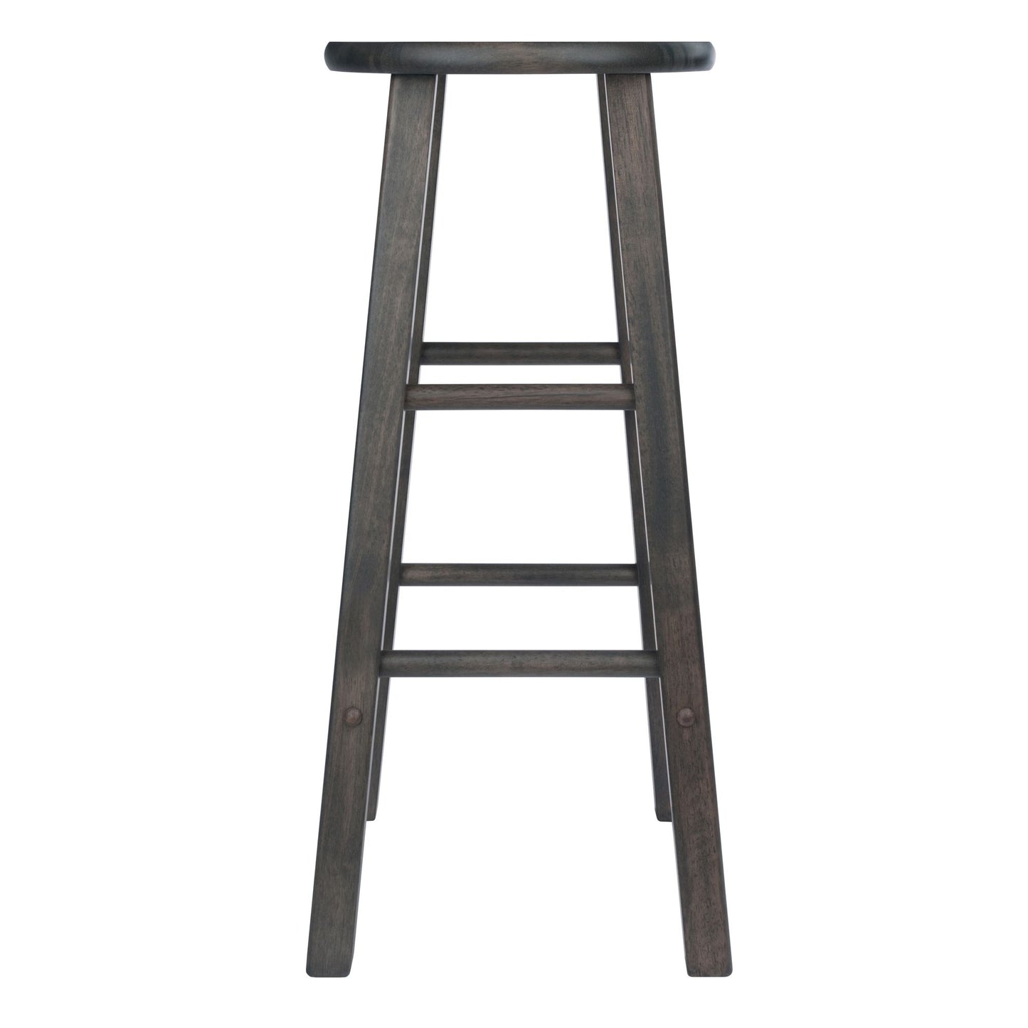 Element 2-Pc Square Leg Bar Stool Set; Oyster Gray image 5
