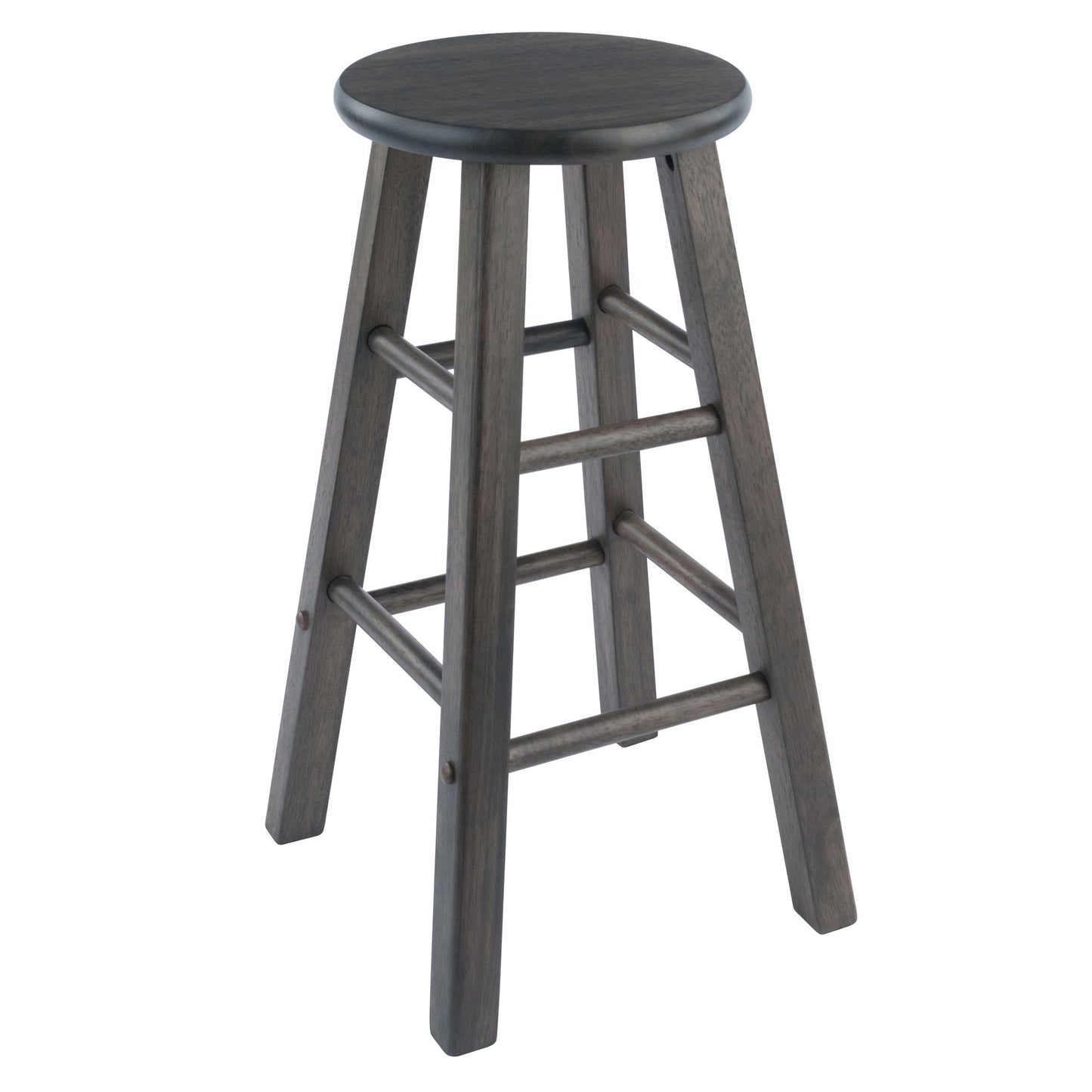 Element 2-Pc Square Leg Counter Stools; Oyster Gray image 4