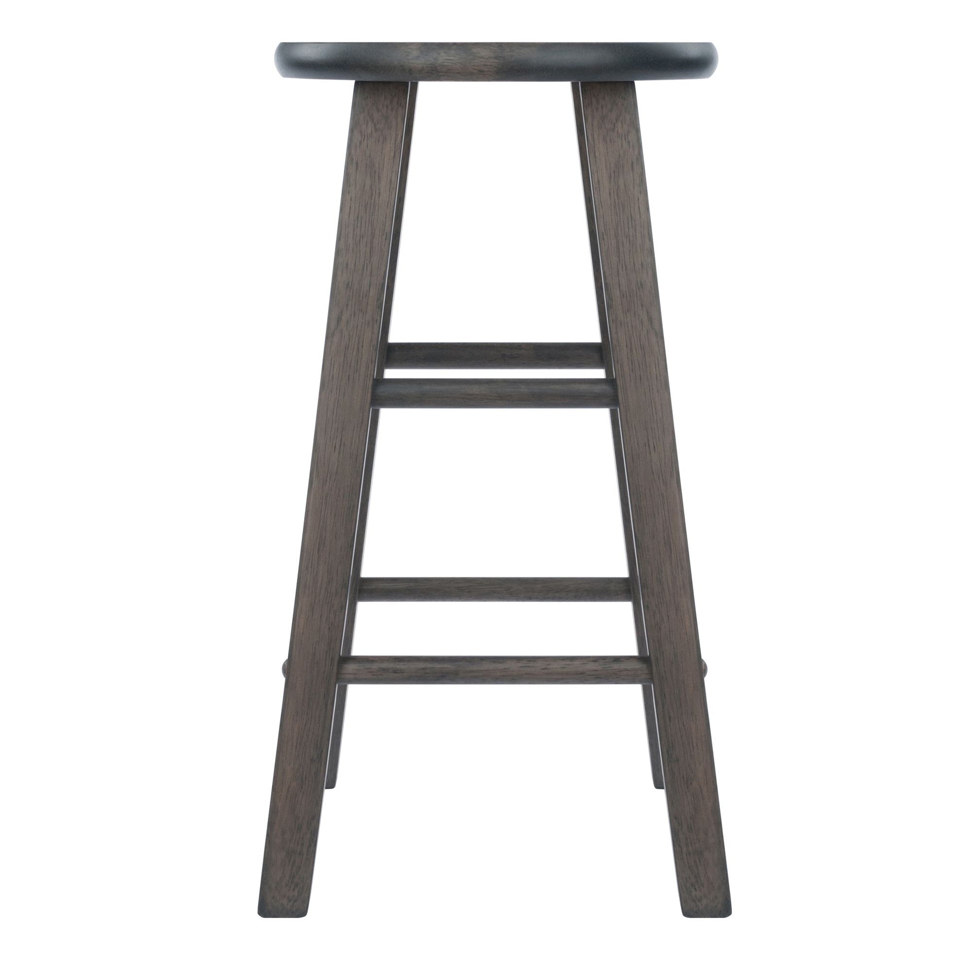 Element 2-Pc Square Leg Counter Stools; Oyster Gray image 6