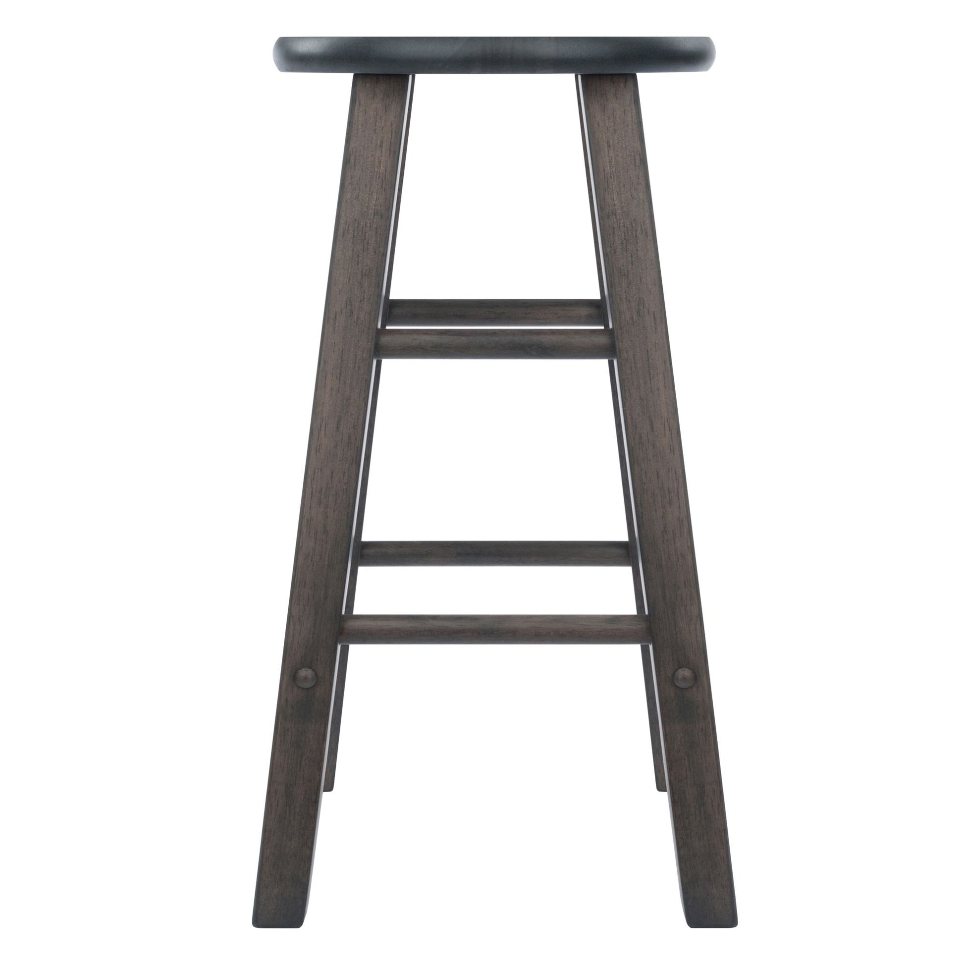 Element 2-Pc Square Leg Counter Stools; Oyster Gray image 5