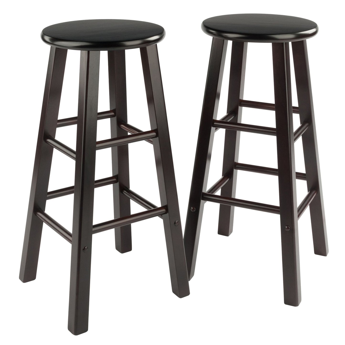 Element Bar Stools; 2-Pc Set; Espresso image 1