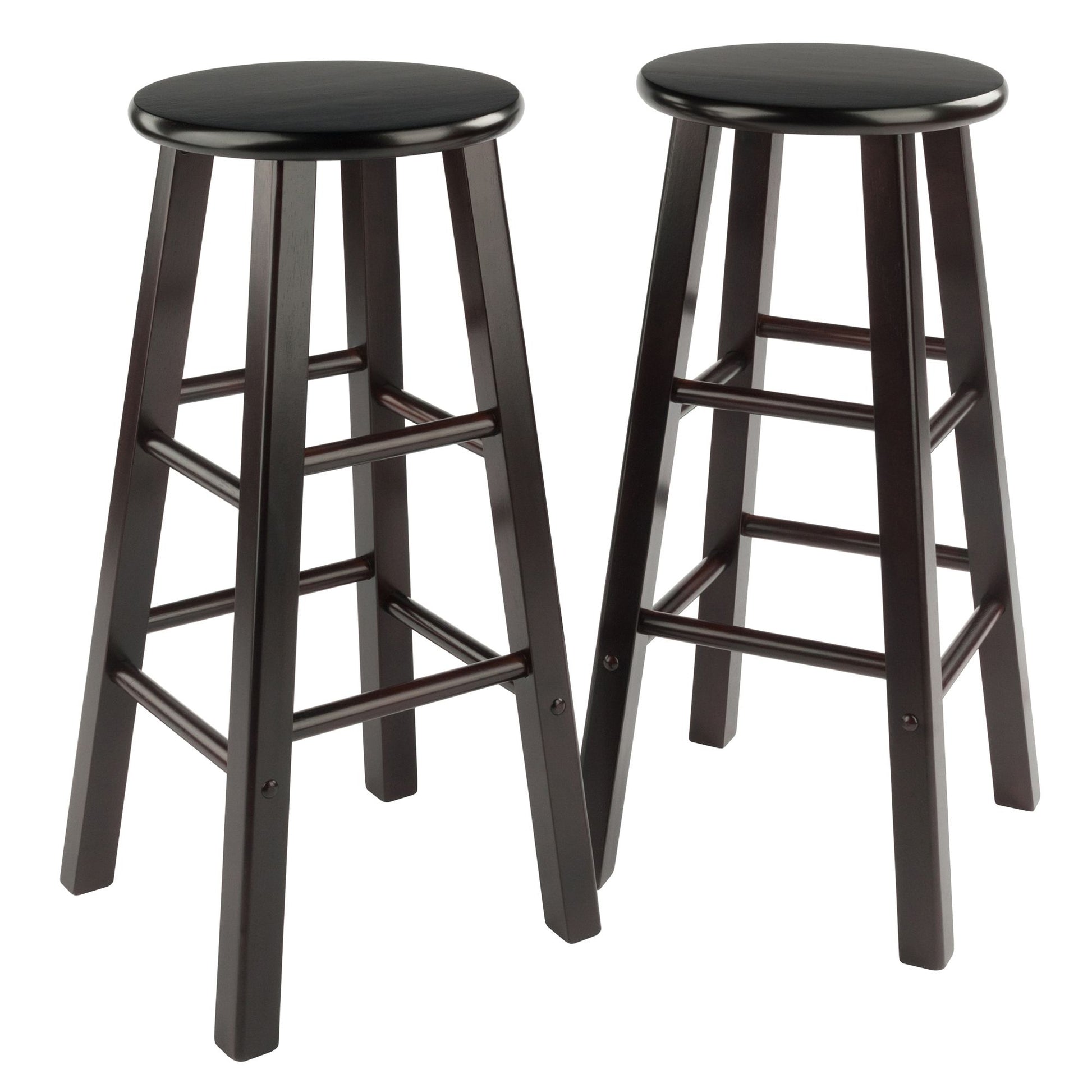 Element Bar Stools; 2-Pc Set; Espresso image 1