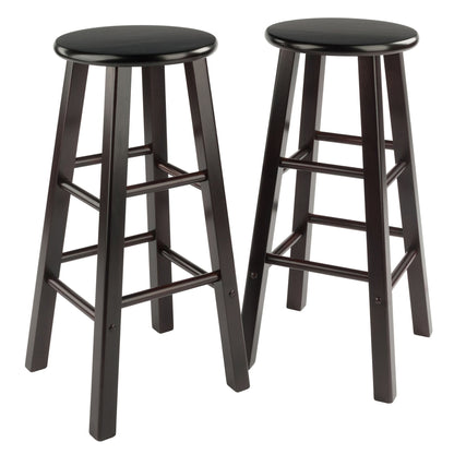 Element Bar Stools; 2-Pc Set; Espresso image 1