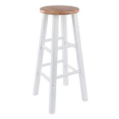 Element Bar Stools; 2-Pc Set; Natural & White image 6