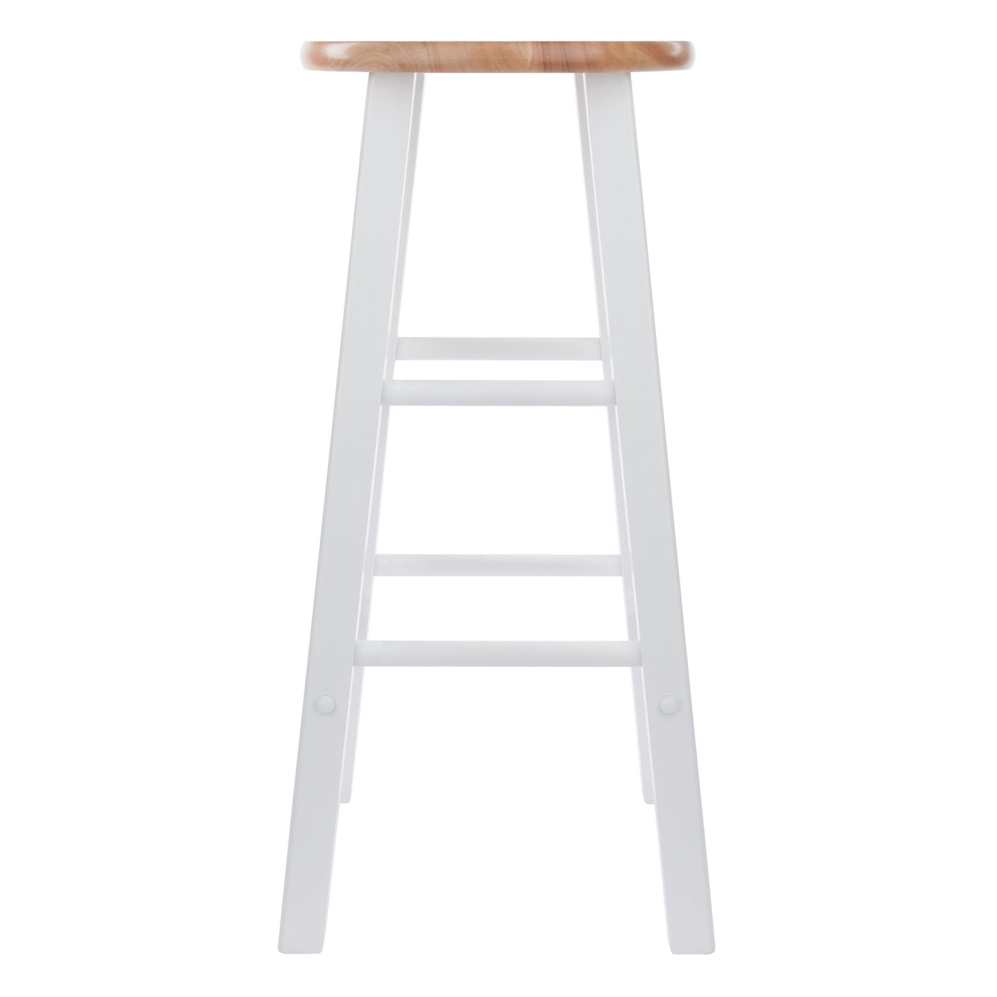 Element Bar Stools; 2-Pc Set; Natural & White image 3
