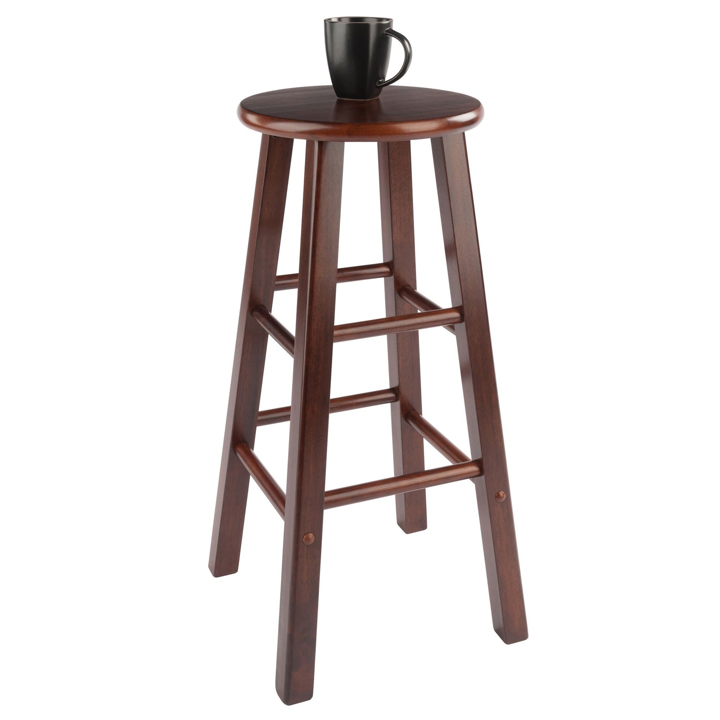 Element Bar Stools; 2-Pc Set; Walnut image 6