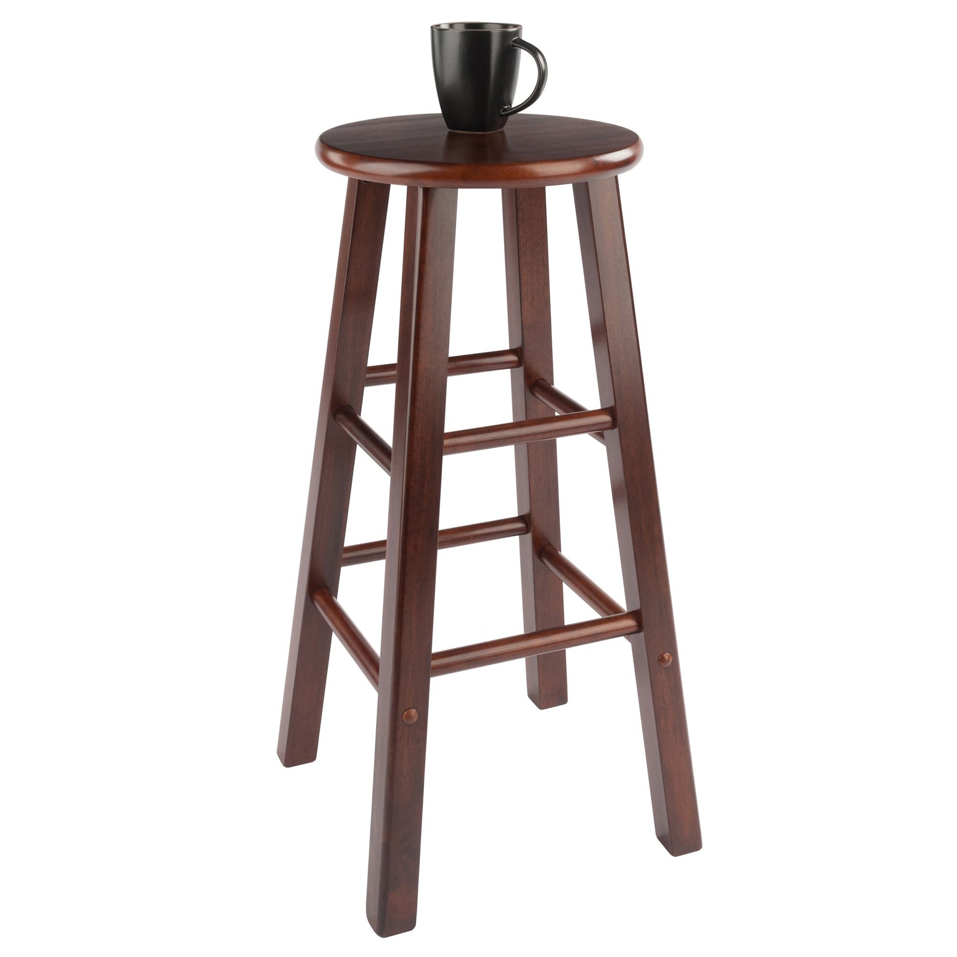Element Bar Stools; 2-Pc Set; Walnut image 6
