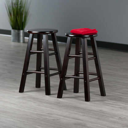 Element Counter Stools; 2-Pc Set; Espresso image 2