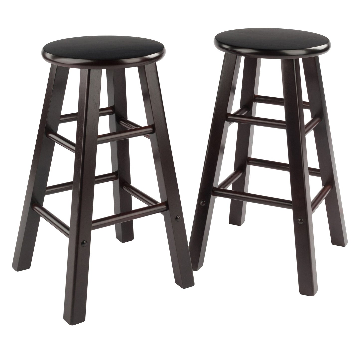 Element Counter Stools; 2-Pc Set; Espresso image 1