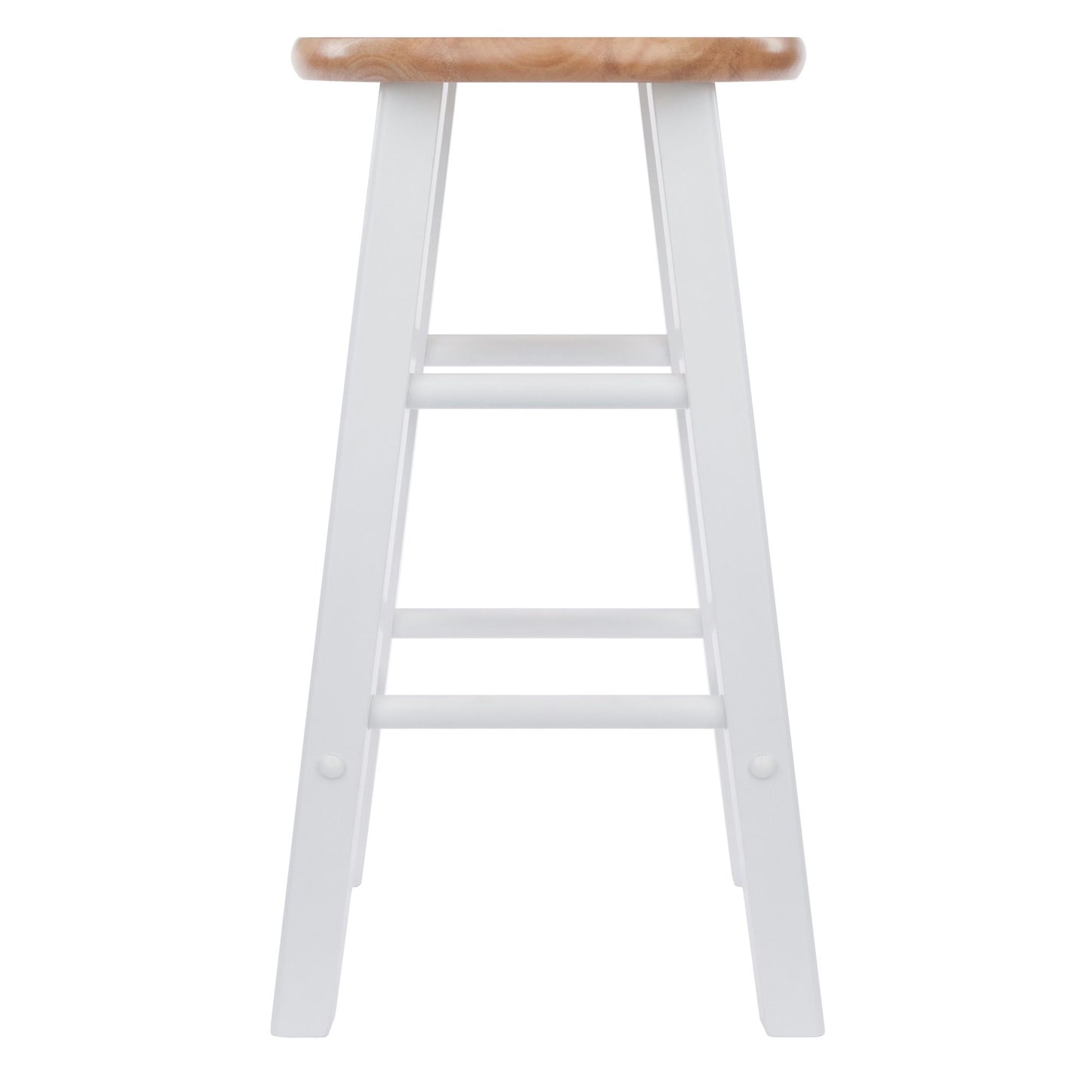 Element Counter Stools; 2-Pc Set; Natural & White image 4