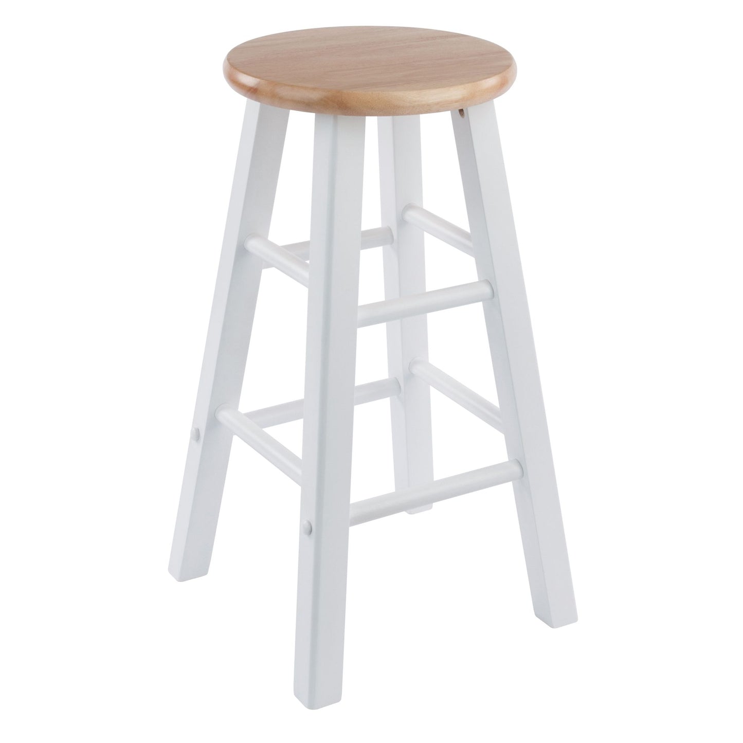 Element Counter Stools; 2-Pc Set; Natural & White image 6
