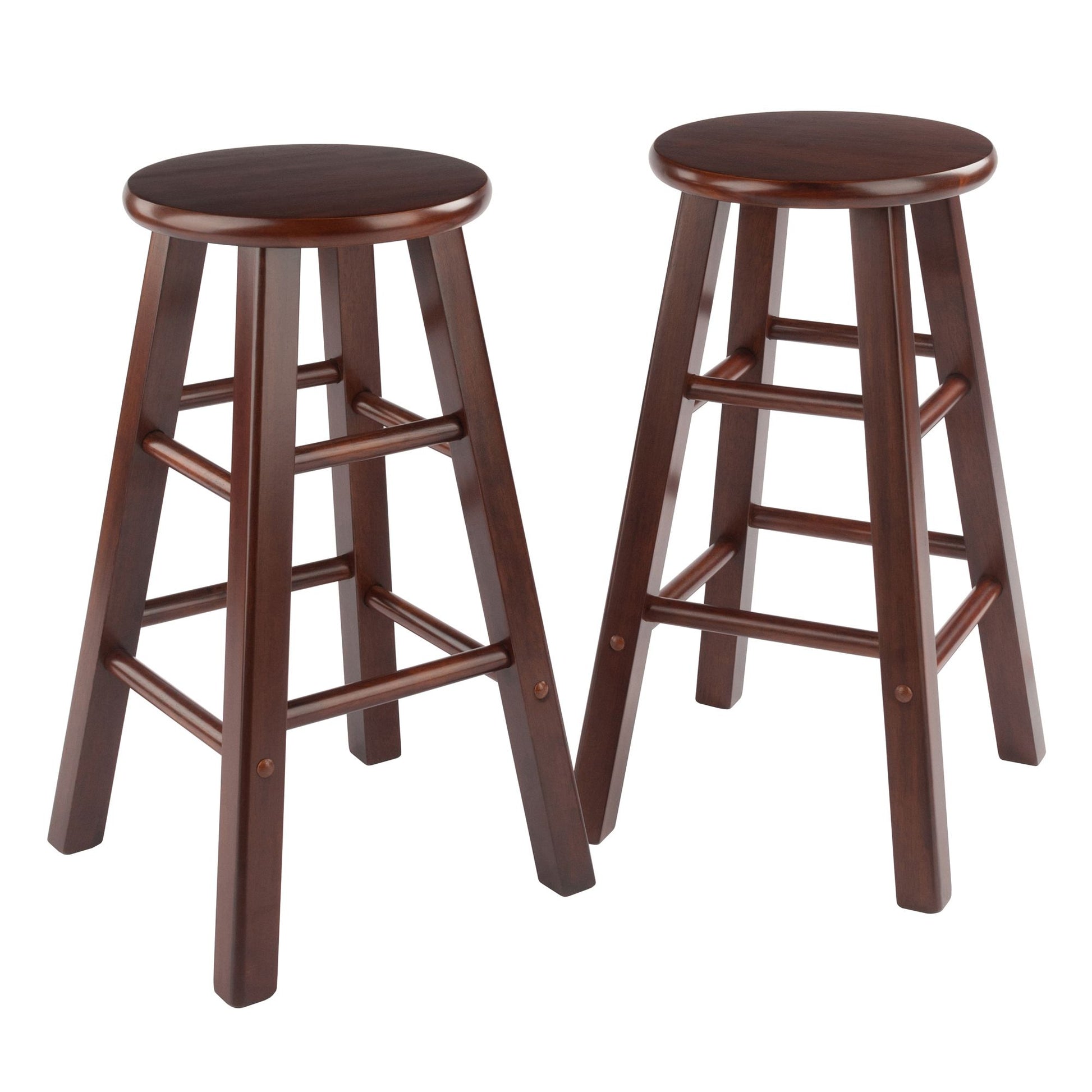 Element Counter Stools; 2-Pc Set; Walnut image 1