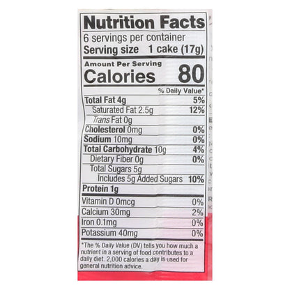 Element Organic Dipped Rice Cakes - Strawberry'n'cream - Case Of 6 - 3.5 Oz image 2