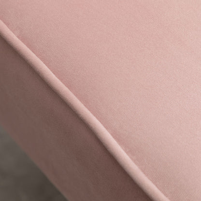 Elon Contemporary Velvet Upholstered Accent Chair, Pink image 9