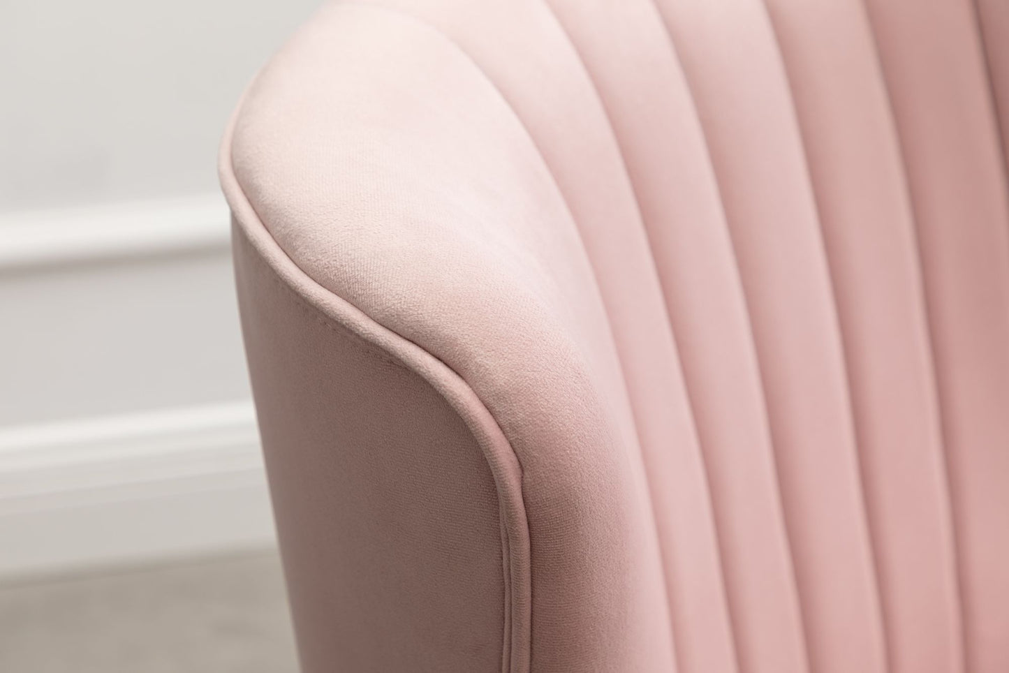 Elon Contemporary Velvet Upholstered Accent Chair, Pink image 11