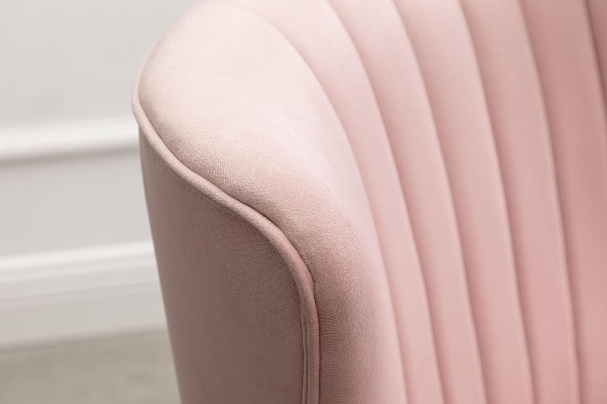 Elon Contemporary Velvet Upholstered Accent Chair, Pink image 11