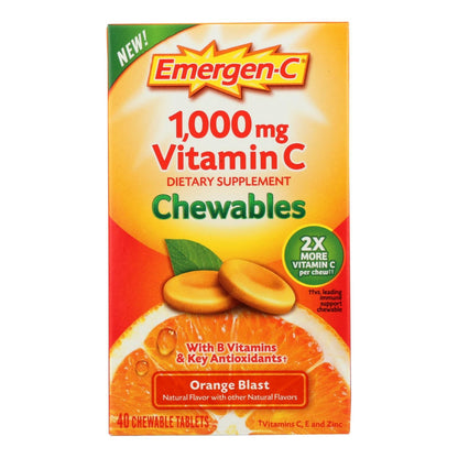Emergen-c - Chewables Orange Blast - 1 Each - 40 Ct image 1