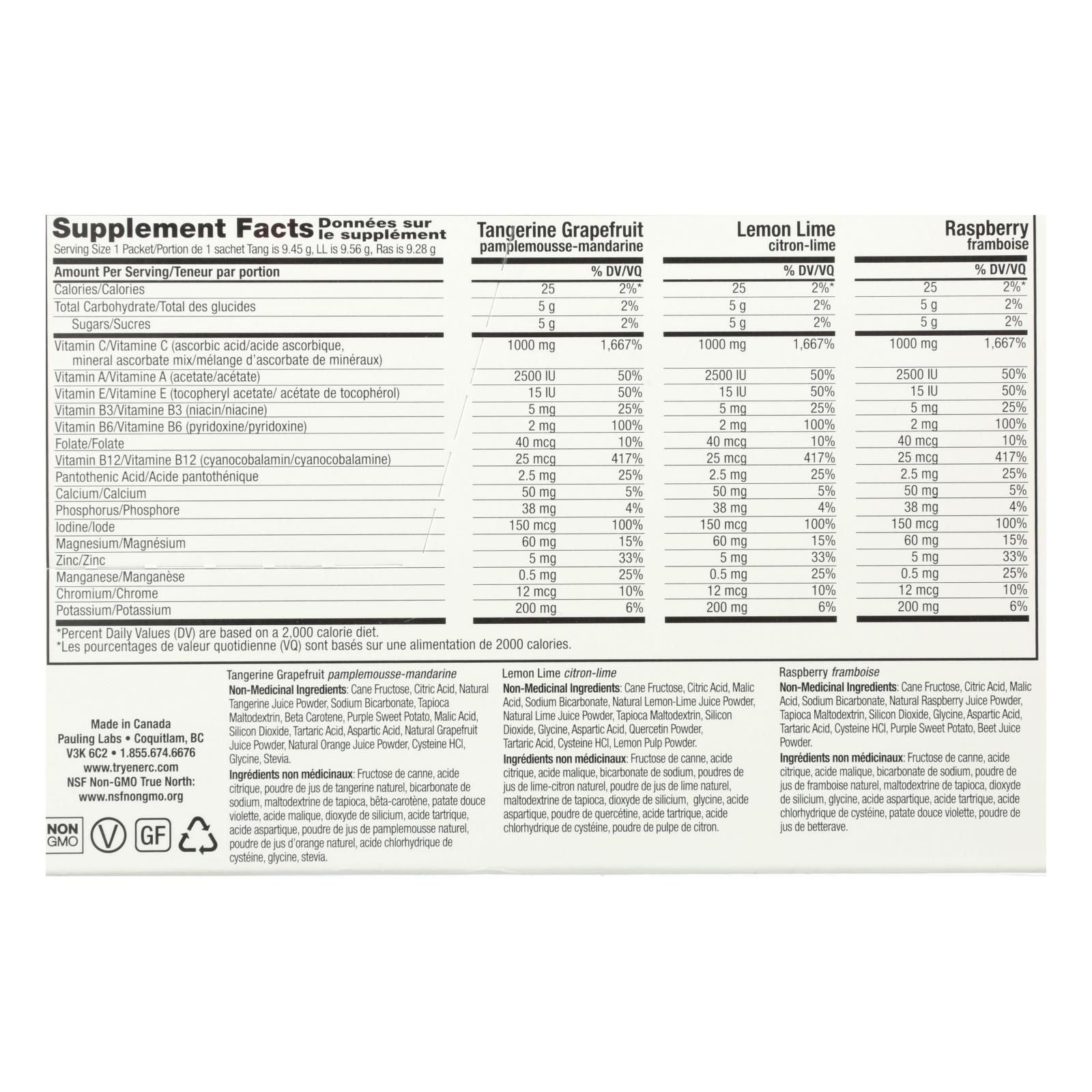Ener-c - Variety Pack - 1000 Mg - 30 Packets - 1 Each image 2