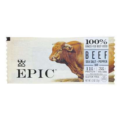 Epic - Bar Beef Sea Salt Pepper - Case Of 12-1.3 Oz image 1