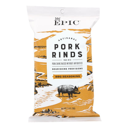 Epic - Pork Rinds - Texas Bbq Seasoning - Case Of 12 - 2.5 Oz. image 1