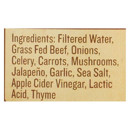 Epic Bone Broth-beef-jalapeno Sea Salt - Case Of 6 - 14 Fz image 3