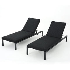 NAVAN CHAISE LOUNGE - DARK GREY